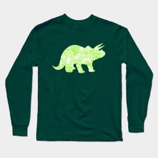 Dino Dig acid green Long Sleeve T-Shirt